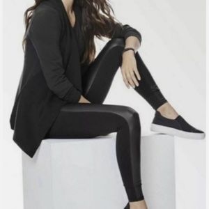 Splendid Faux Leather Panal Leggings. NWT.